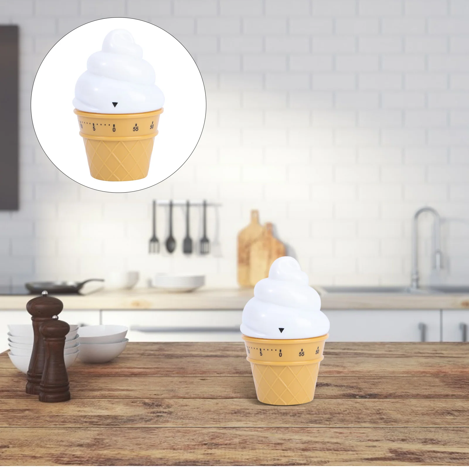 

Ice Cream Timer Wind Up Learning Cooking Timers Kitchen Reminder Mechanical Gear