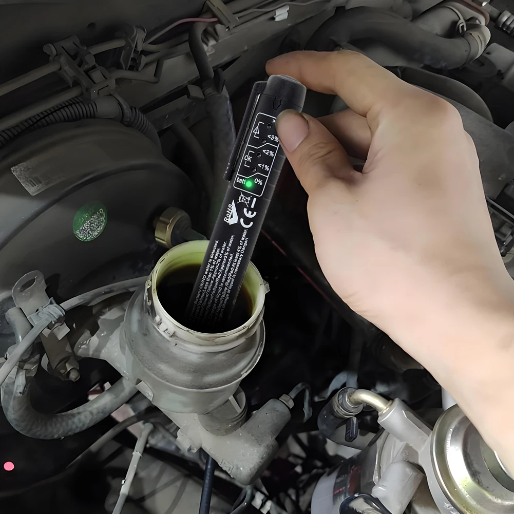 

Car Brake Fluid Tester Pen Accurate Oil Quality Diagnostic Tool 5 LED Indicator Liquid Testing Pen Car Vehicle Auto Testing Tool