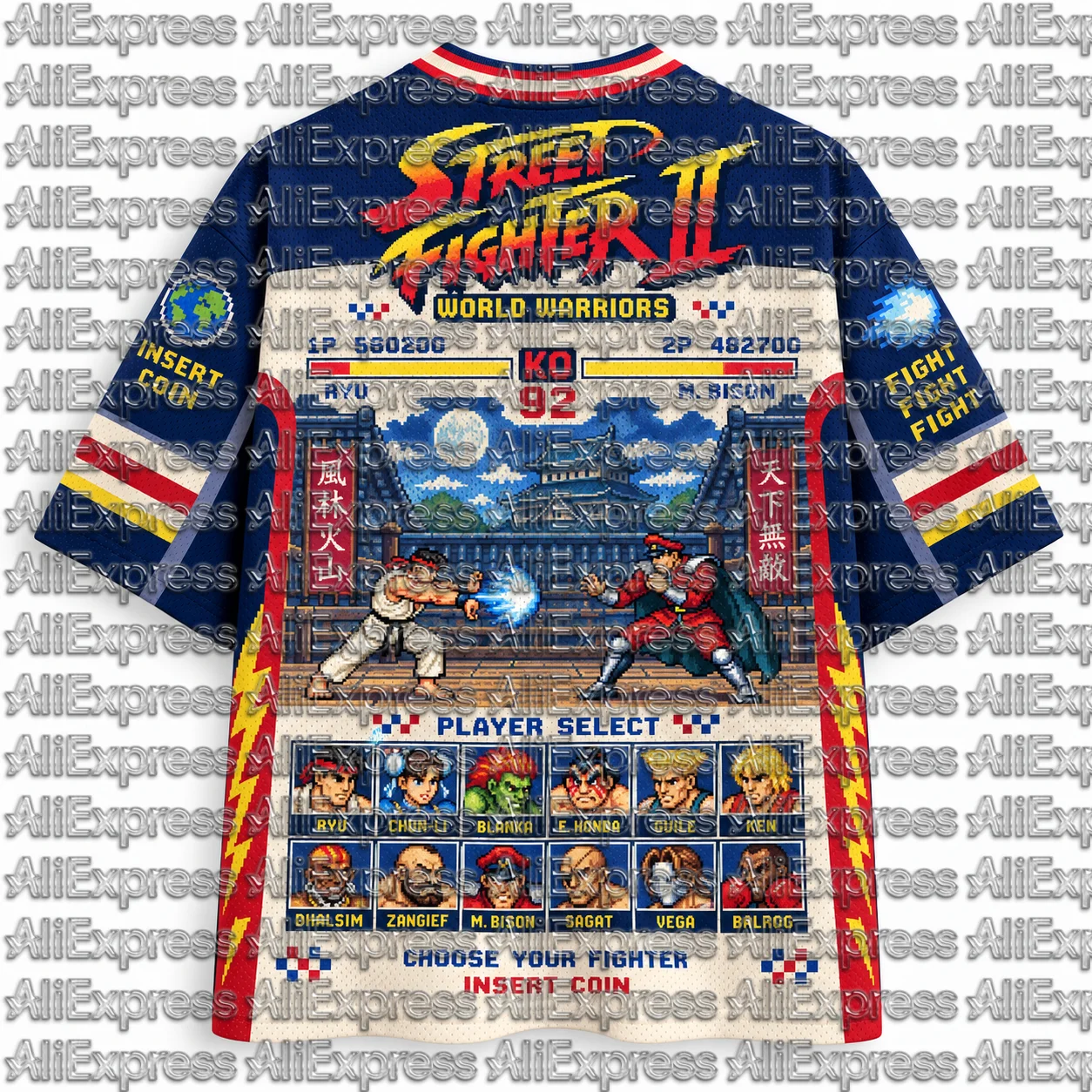 2026 Beliebtes 80er-Jahre-Themen-Sportmode-Kurzarm-T-Shirt mit V-Ausschnitt, Mesh, Streetwear, Retro-Band, Film- und Spiel-Fan-Geschenk – Detail 3
