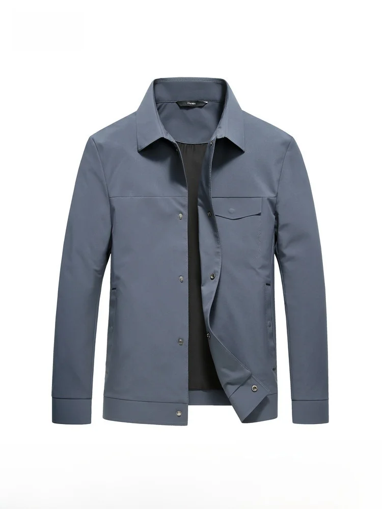 

Snow Flying 2026 Summer New Men's Jacket Casual Versatile Simple Administrative Style Outdoor Leisure Coat for Men