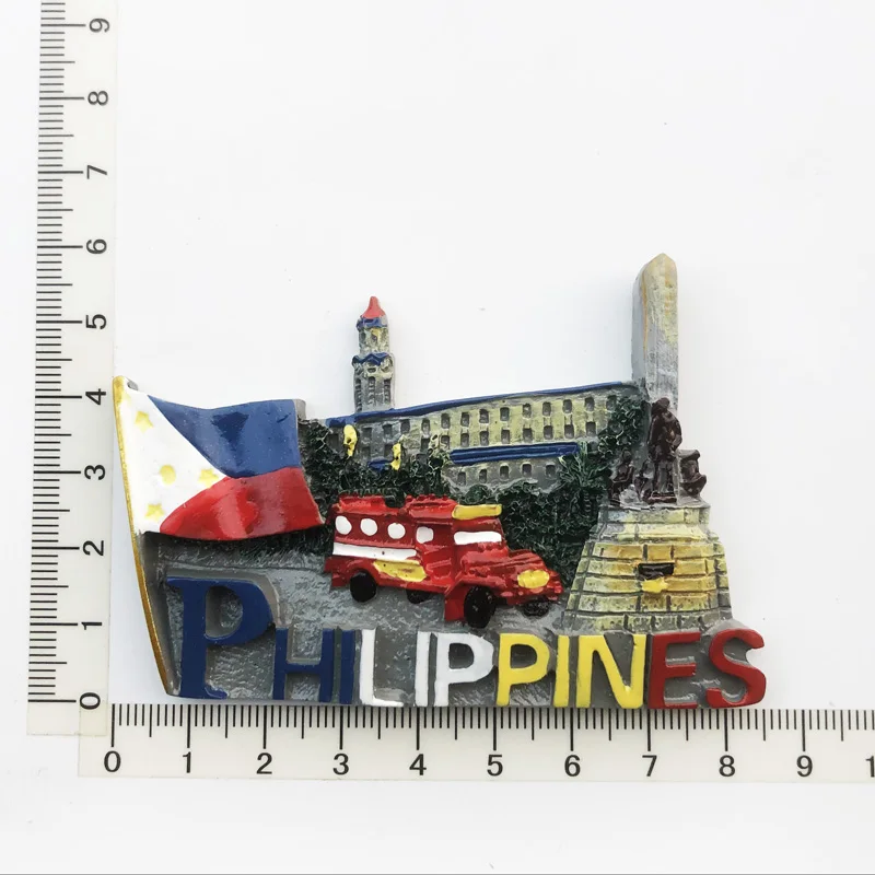 Filipino Ancient Architecture Fridge Magnet Gift Decoration Tourism Souvenir Message Post