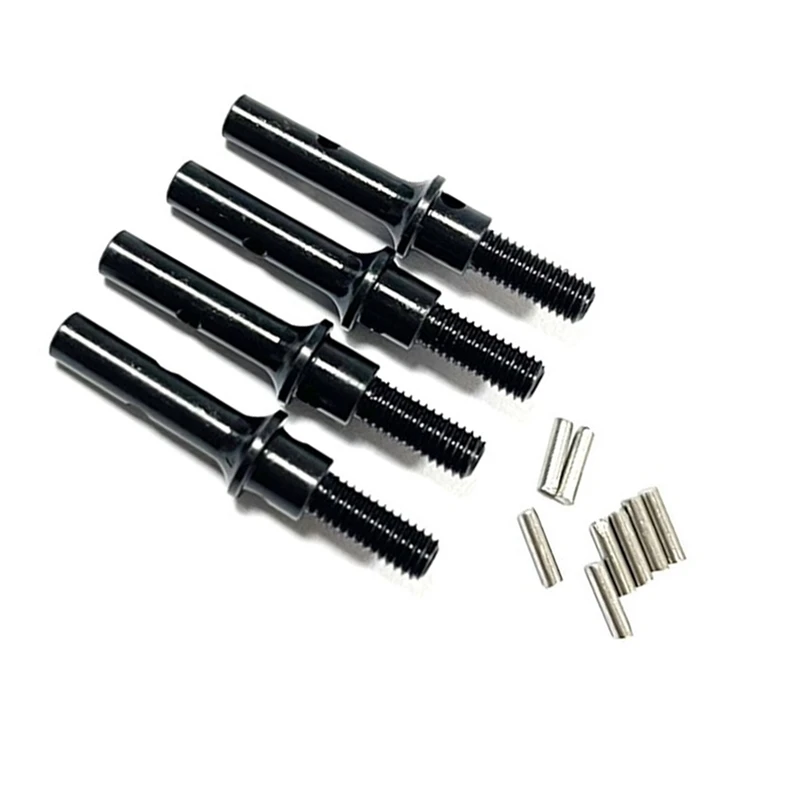 For FMS FCX24 4Pcs Metal Portal Axle Output Shaft 1/24 RC Crawler Car Upgrades Parts Accessories