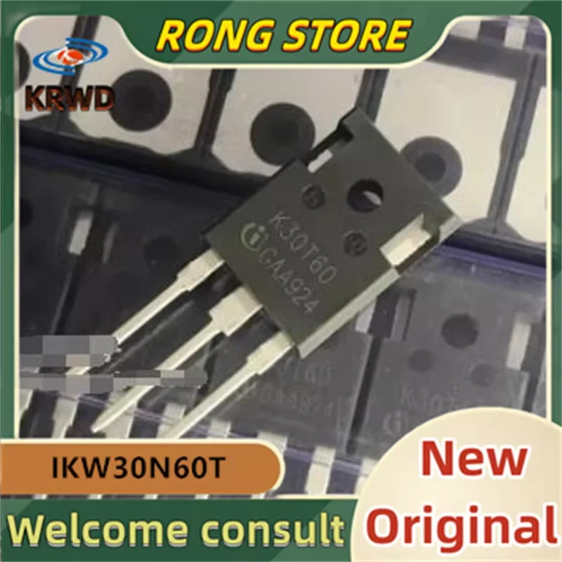 (5PCS)  K30T60  IKW30N60T  TO-247  New and Original Chip IC