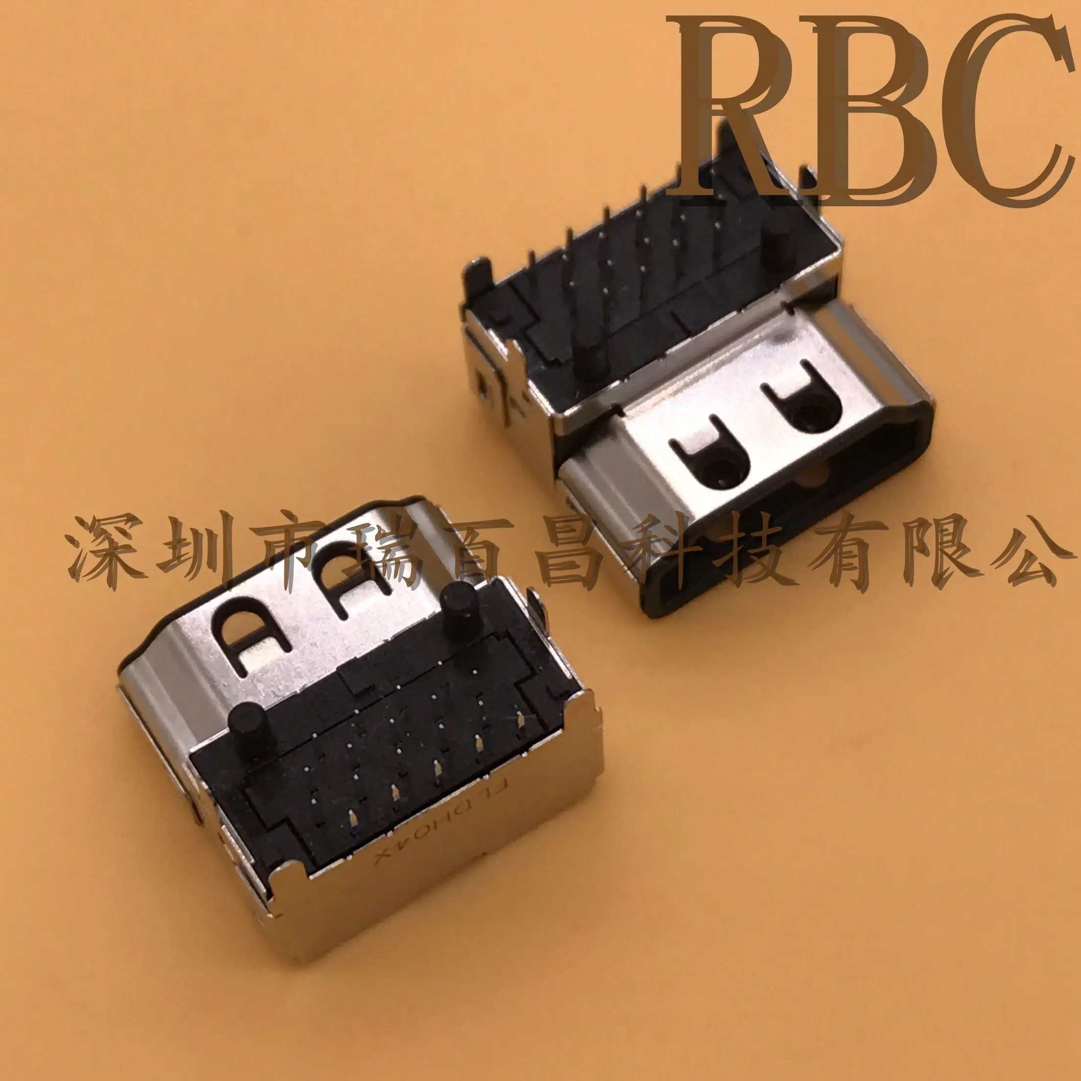 For Waterproof HDMI19P usb connector manufacturer produces usb3.1 HDMI interface female seat