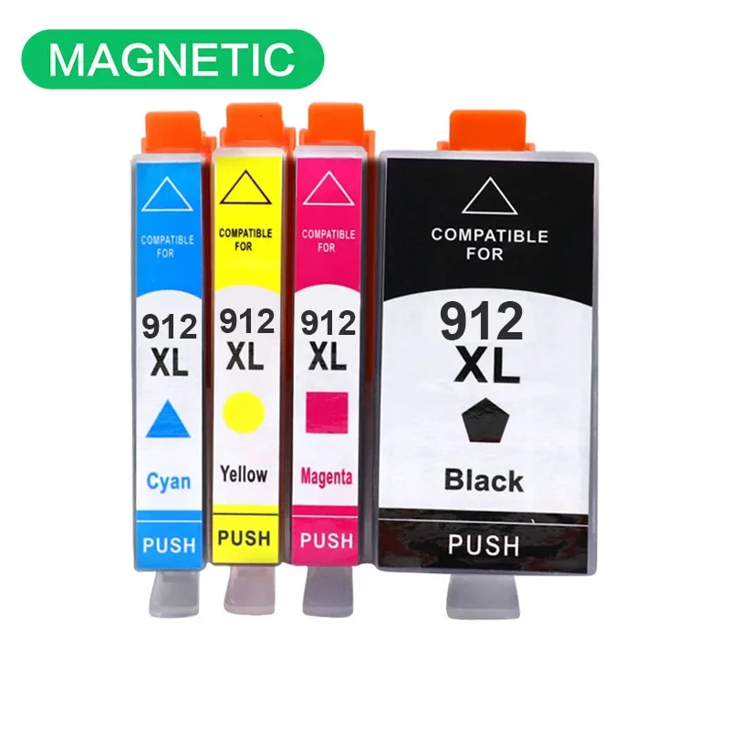 4Color 912XL 912 Ink cartridge Compatible for hp OfficeJet 8010 8012 8013 8014 8015 8017 8018 Printer Ink Cartridge 912 XL