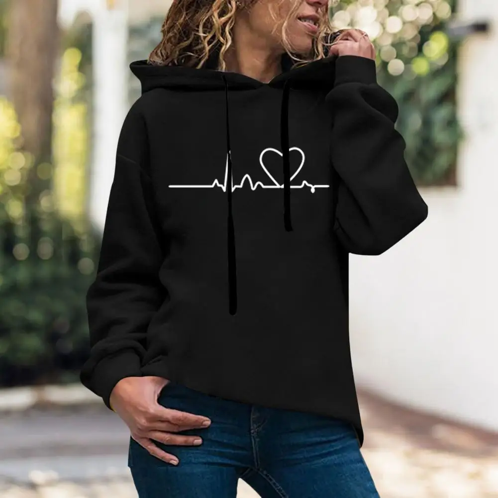 Stijlvolle Dames Winter Hoodie Met Capuchon Loszittende Zachte Casual Lente Hoodie