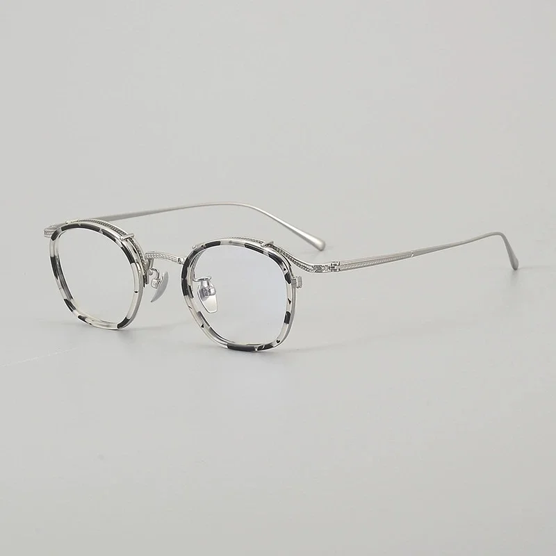 Belight Optische Ovale Form Vintage Retro Design Männer Frauen Acetat Mit Titan Brillen Rahmen Rezept Objektiv ZL8018