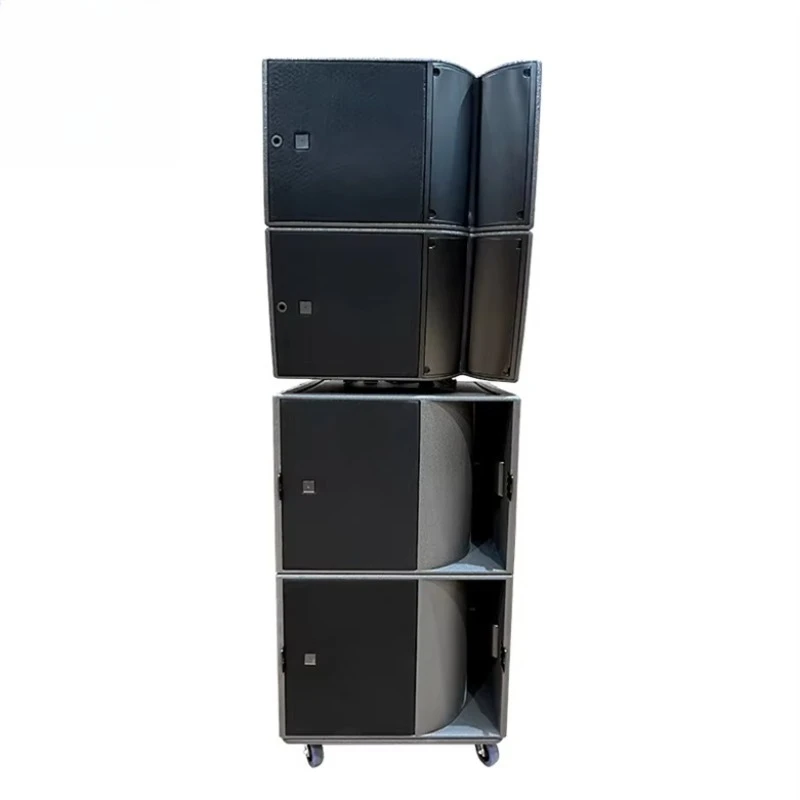 A15W+KS21 Two-Way Passive Line Array System with Neodymium Magnet 15 Line Array & 21 Subwoofer for Professional Stage Sound