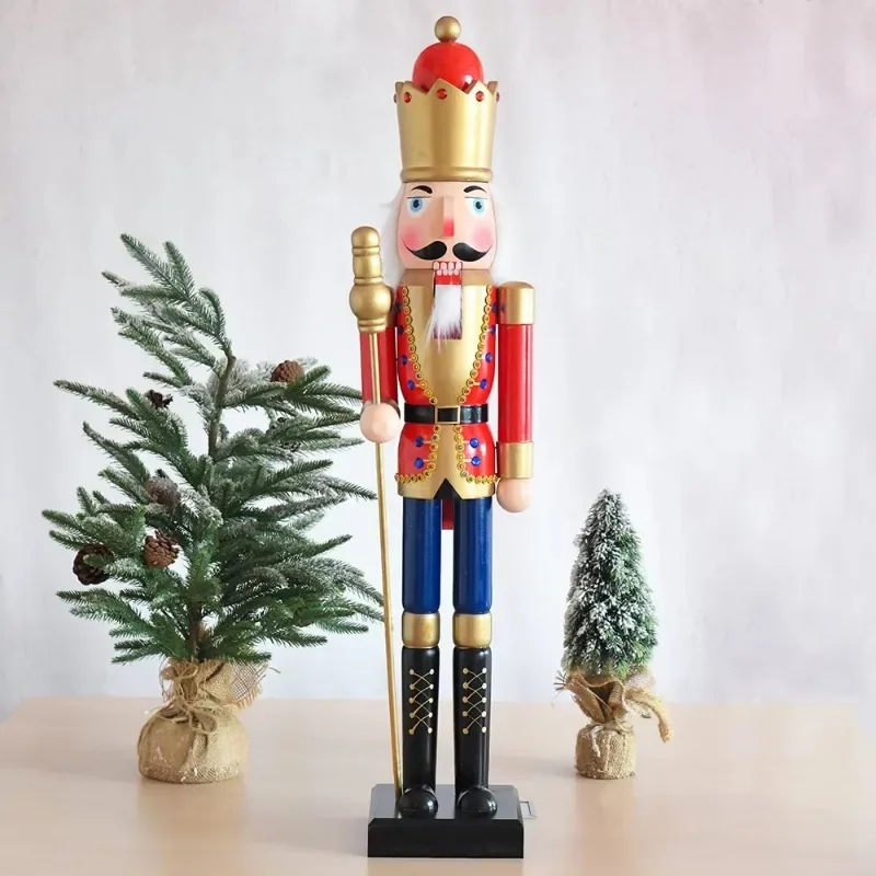 Customized 90cm 120cm 150cm Pink Christmas Ornament Life Size 180cm Large 6ft Nutcracker