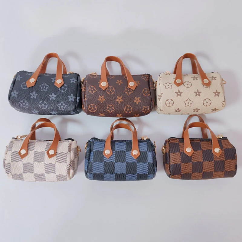 Mini bolso de almohada estampado, bolso de hombro tipo bandolera, estuche para auriculares, monedero que puede contener auriculares, cambio suelto y otros artículos pequeños