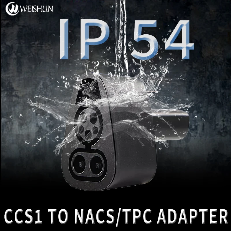 CCS1 테슬라 EV 충전 어댑터 1000V DC 250kw 모델 3 Y S X 호환, CCS1 충전 어댑터를 사용하는 테슬라용 고속 충전 썸네일 2