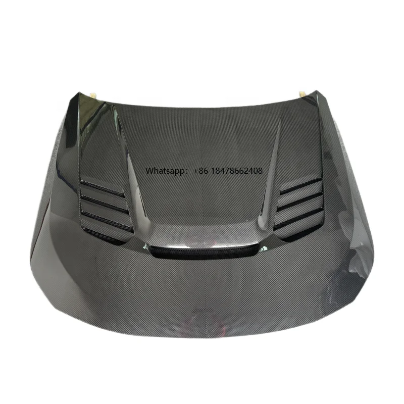 

V Style Dry Carbon Fiber Front Hood Engine Cover Bonnet for G87 M2 Engine Hoods