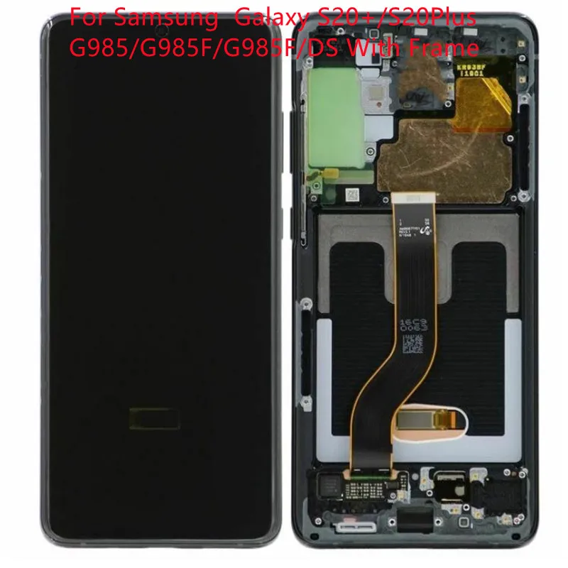 Super Amoled For Samsung Galaxy S20 LCD G980 G980F G980F/DS Display Touch Screen Digitizer For Samsung S20 Plus G985 G985F LCD