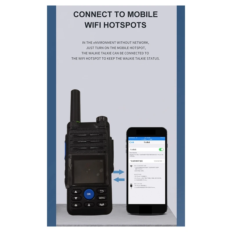

Высококачественная рация 4G Full Netcom Outdoor Global WIFI Walkie Talkie
