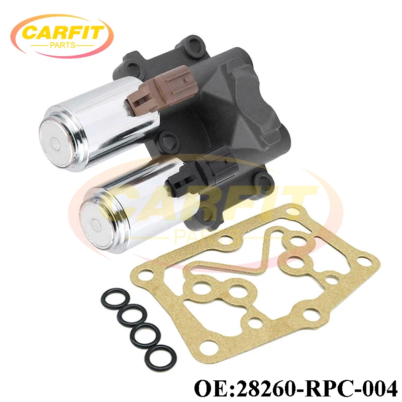 High Quality New OEM 28260-RPC-004 28260RPC004 Transmission Dual Linear Solenoid & Gasket For Honda Civic 2006-2011 Auto Parts