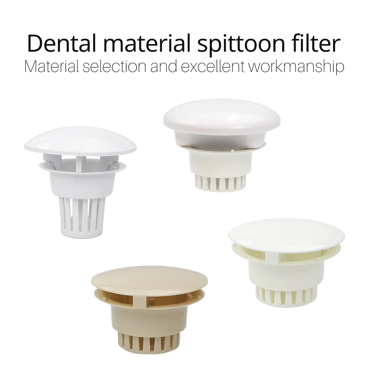 High Quality Dental Chair Spare Parts Disposable Spittoon Filter Cover Long Short Lifting Style for Dentistry Clinic