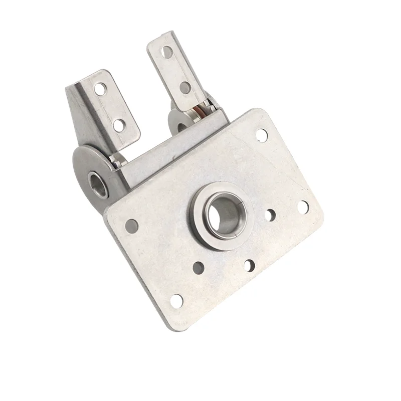 1 قطعة 304 الفولاذ المقاوم للصدأ قابل للتعديل تحديد المواقع الدورية إمالة عزم الدوران المفصلي مع محاور مزدوجة للاستخدام الصناعي المفصلي المخفي