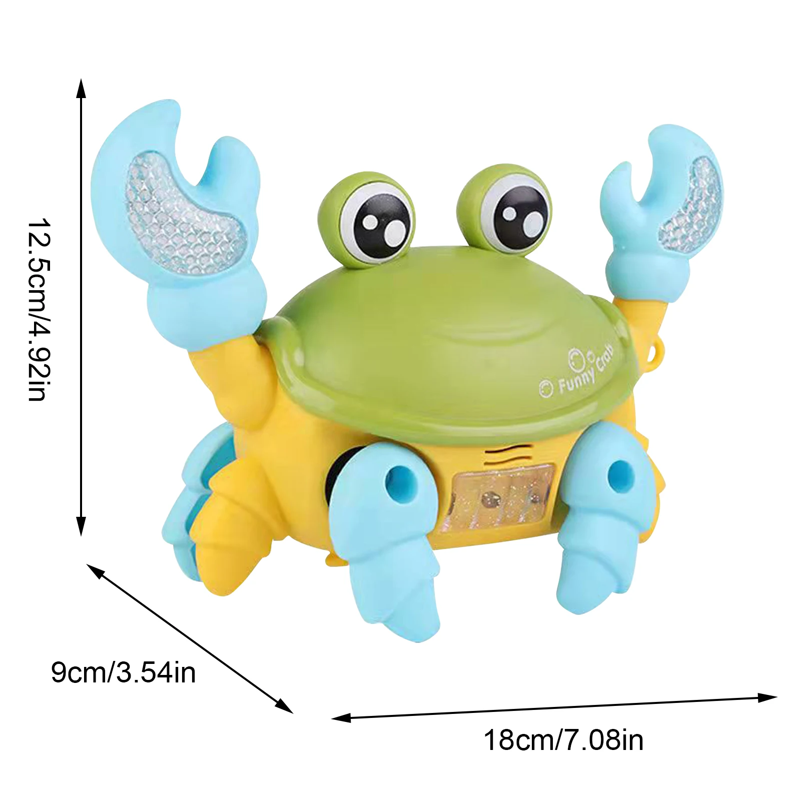 Jouet de Bain Amphibie en Forme de Crabe pour Bébé, Classique, Amusant, de Plage, d'Été