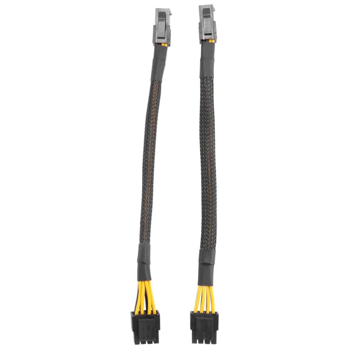 ATX 4 Pin Female to Motherboard CPU 8(4+4) Pin Male EPS 12V Converter Adapter Extension Cable Braided Sleeved