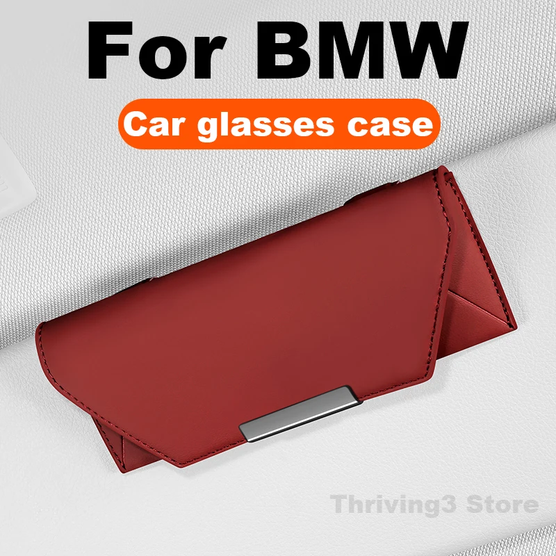 

Car Glasses Case For BMW ix3 i4 ix1 X3 X5 PHEV 3 Series 330e PHEV 2025 Sun Glasses Holder BMW Interior Accessories
