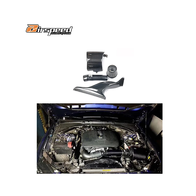 

Airspeed Real Car Data Development Dry Carbon Fiber Cold Air Intake System for JAGUAR XF XE XEL F-pace 2.0T