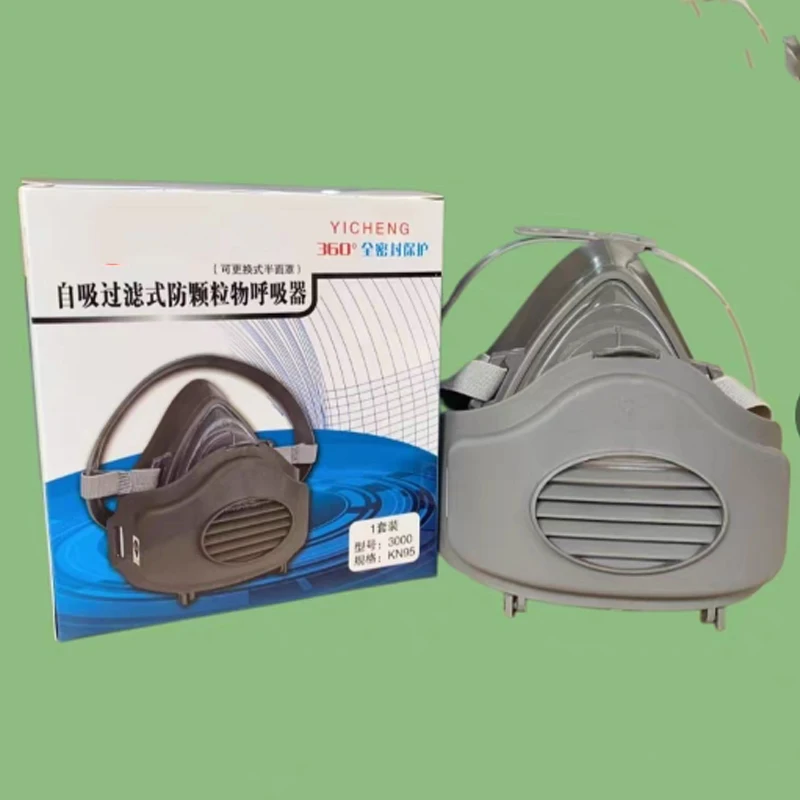 1pcs Of Gas Mask Dust Mask Industrial Dust Chemical Gas Spray Painting Polishing Odor Prevention Welding Smoke Prevention Mask