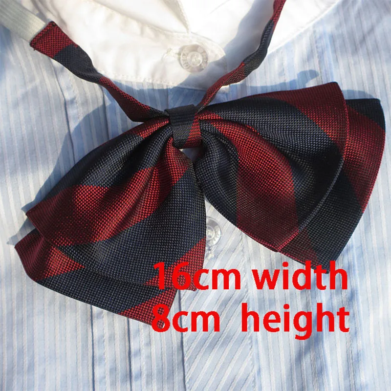 Women bowtie uniform dress accessories adjustable butterfly bow tie girl femal school bank hotel steward small tie cravatte