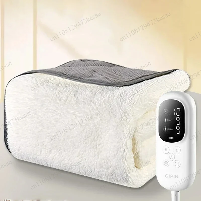 Electric Blanket Heated Mattress Pad | Dual Control Waterproof Heating Blanket | Smart Thermostat Safe Winter Bedding
