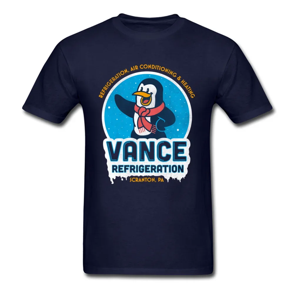 Men Tops T-Shirt 2024 New Arrival Fashion Casual Short Sleeved Clothing Vance Refrigeration Penguin T Shirt Cartoon 90s Tshirt