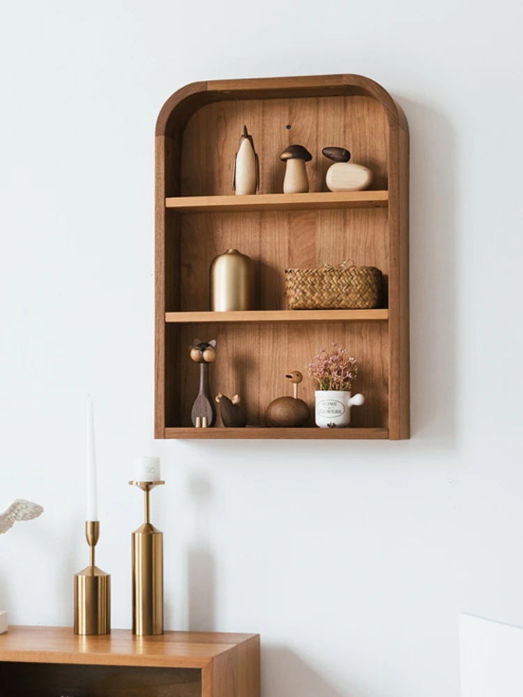 Closet Living Room Hanging Racks Old Teak Wall Cupboard Black Walnut Wooden Hallway Display Cabinet