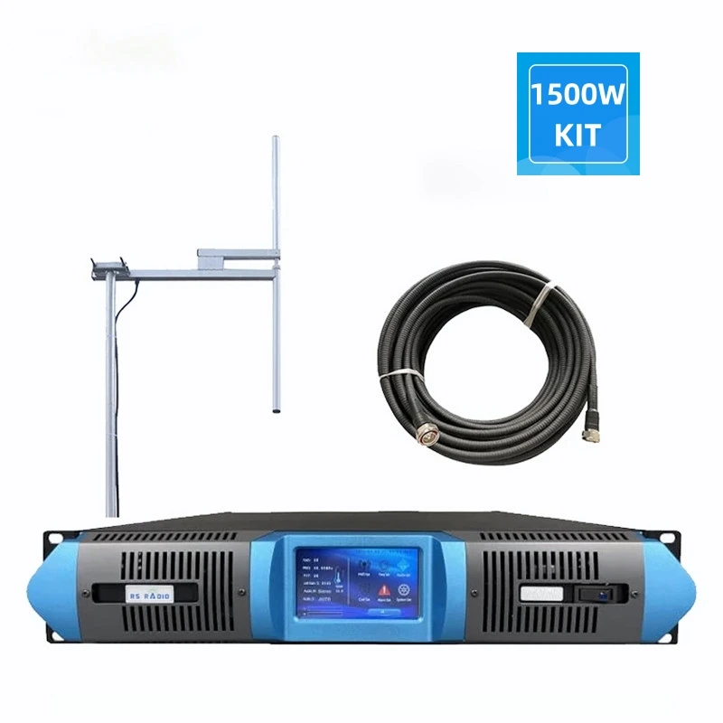 

1.5kw Full Equipment 1500W Professional Fm Broadcast Transmitter Kit