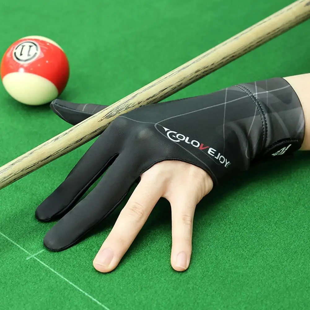 

1PCS Three Fingers Billiards Glove Non Slip Elasticity Breathable Professional Billiard Training Gloves Accessories