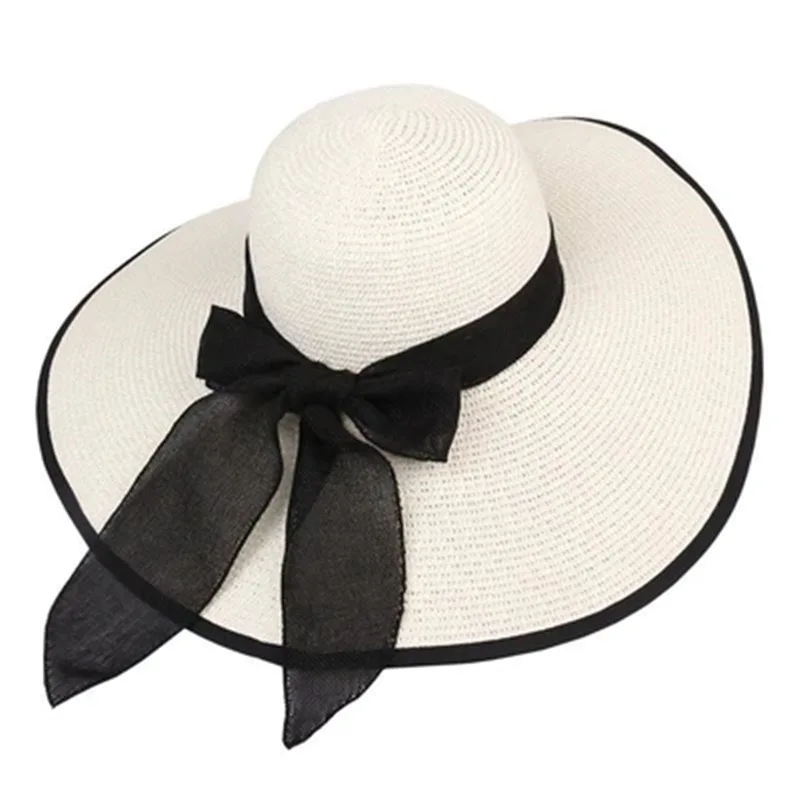 Women Hat Foldable Summer Straw Hat For Beach Travel Visors Female Face Protection UV Cut Bucket Cap Girl Sun Panama Wholesale