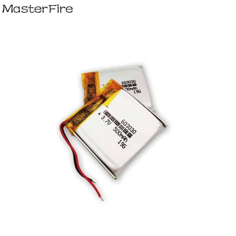 603030   500 mah 3.7 V Lithium-polymeer Batterij Voor GPS Locator Smart Horloge LED Licht Recorder Oplaadbare Li-polymeer Batterijen