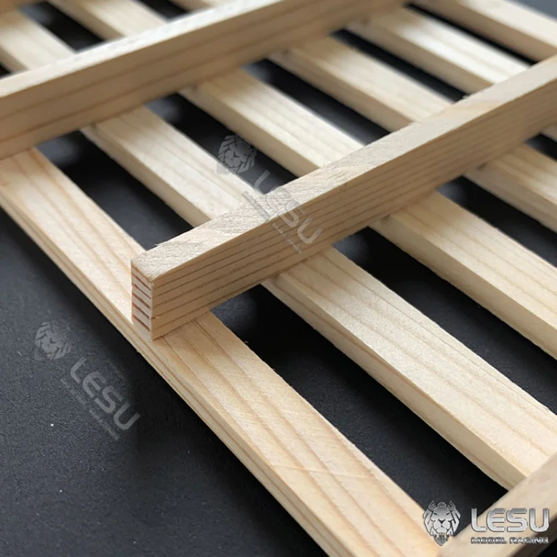 1 PCS 1/14th Toy Model Forklift Freight Wooden Pallet For Tamiya 1/14 RC Tractor Truck 770s FH16 Arocs TGX LESU Forklift Parts