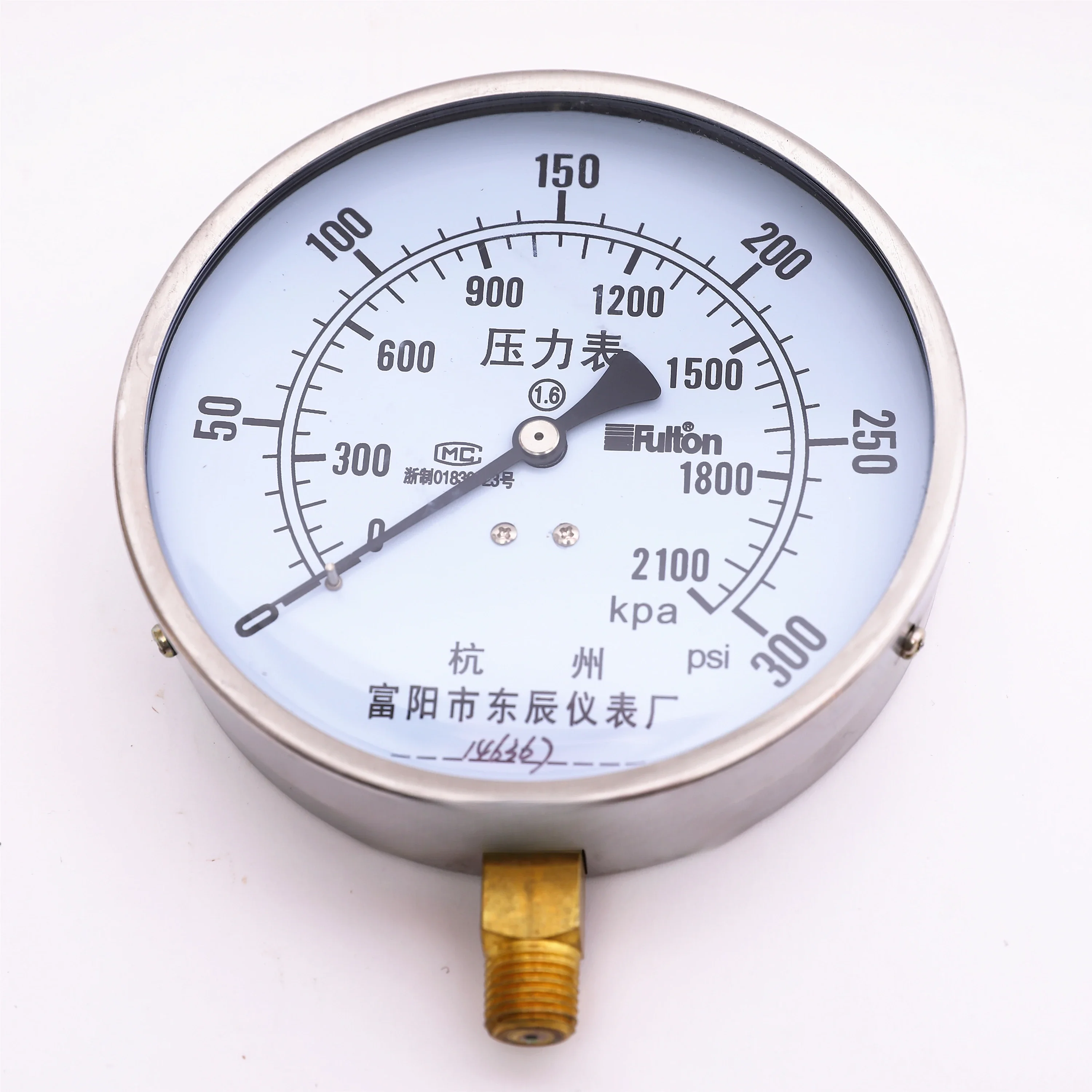 Boiler special pressure gauge Y150 transverse axial Y100 Y125 Y150 longitudinal radial