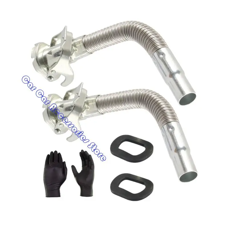 Bico distribuição combustível resistente a derramamento 242d, 2 peças, bico aço inoxidável grau industrial design