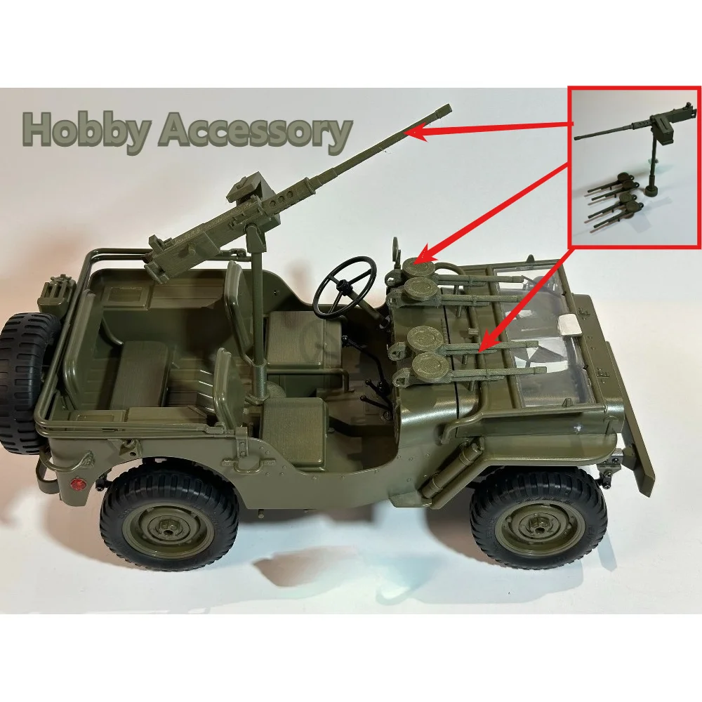 RC Crawler Scale Decor Model custom size Hobby Accessory for JJRC C8815 1/10 Off Road RC Car Simulation Decor Hobby Part