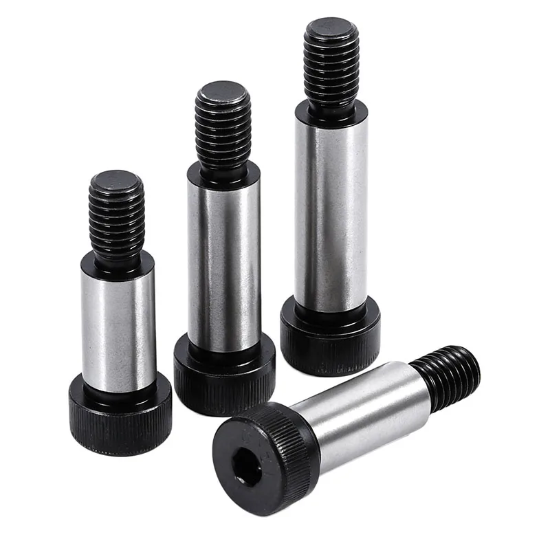 1~5Pcs M5 M6 M8 M10 M12 M16 Grade 12.9 High Strength Steel Hex Socket Shoulder Screw Roller Bearing Bolt Diameter= 6 8 10 12mm