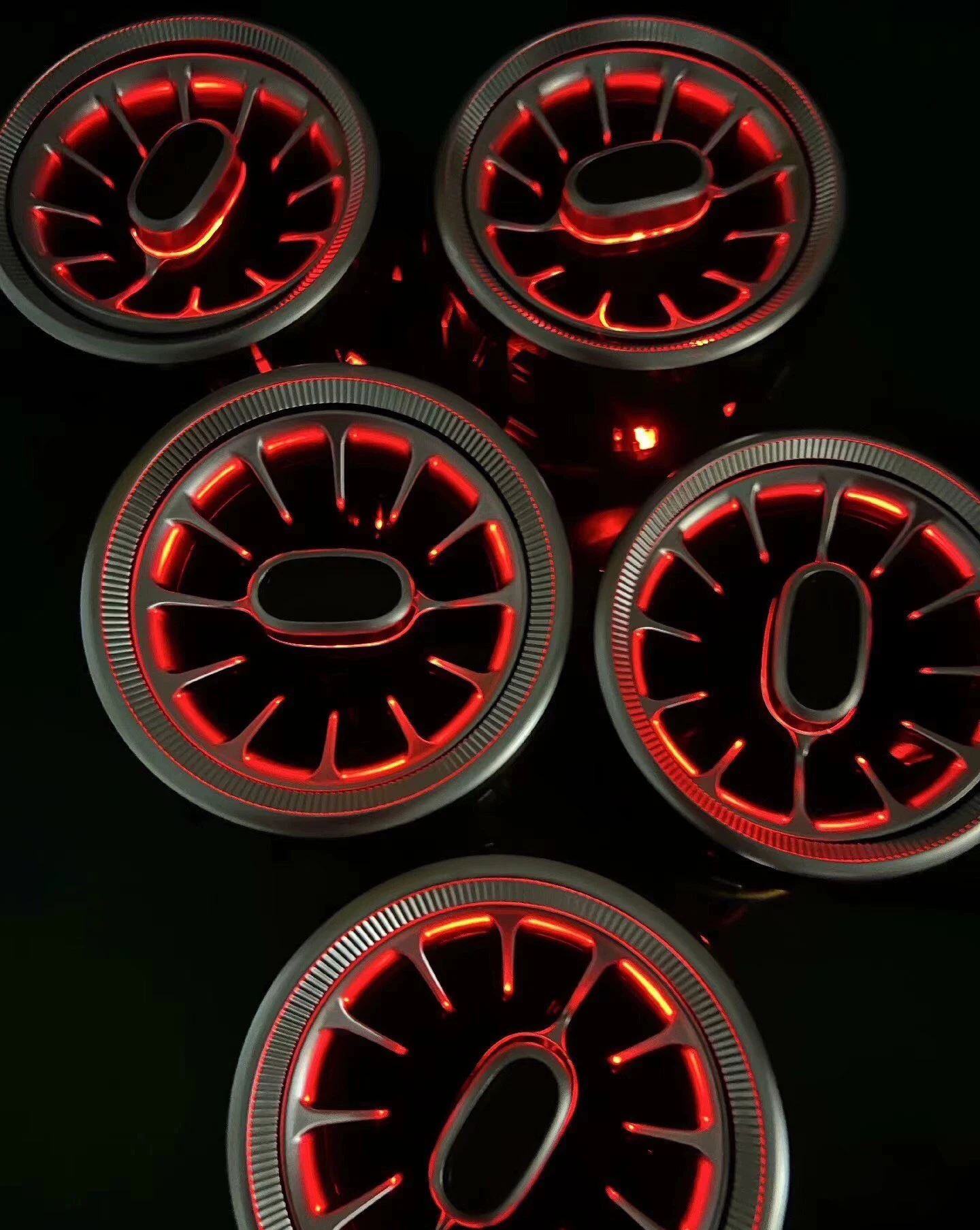 ICarsin ترقية سيمفوني Led سيارة الداخلية المحيطة ديكور الإضاءة الجبهة Airvent لأودي TT جو قطاع اكسسوارات TTRS