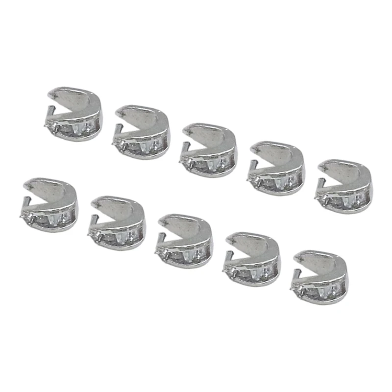 Clip Jewelry Connector 10 Pieces for Bracelet and Earring Making E0BF