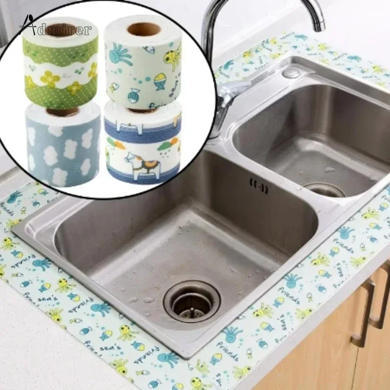 Self-adhesive Sink Tape Kitchen Waterproof Sticker Window Glass Moisture-absorbing Sticker Bathroom Toilet Non-woven Fabric Tape