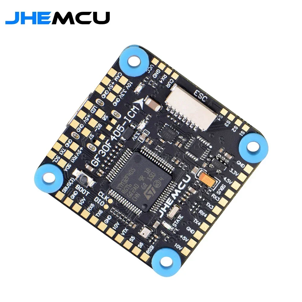 JHEMCU GF30F405-ICM Baro OSD BalckBox 5V 10V Dual BEC F405 Flight Controller 3-8S 30X30mm for FPV Freestyle Drone