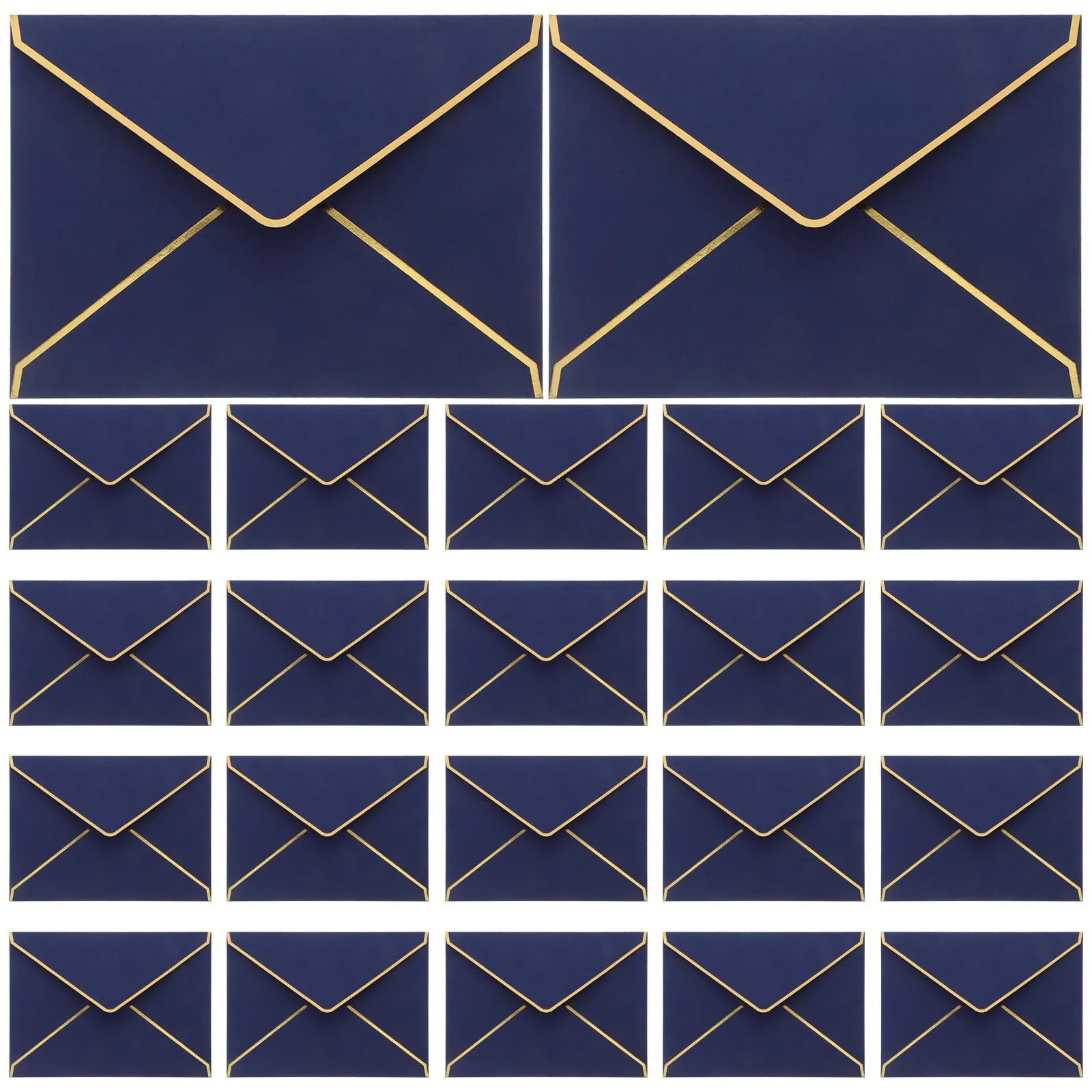 50 Pcs Shower Envelopes Bridal Coloured Blank Business Invitations Colorful Greeting Card Envelopescard