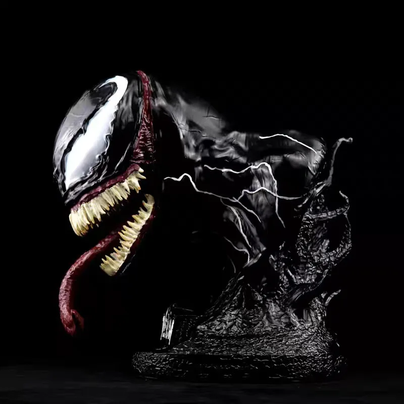 Marvel'S Deadly Guardian Venom Half Body Bust Handmade Model Desktop Ornament Handmade Boyfriend'S Holiday Birthday Gift