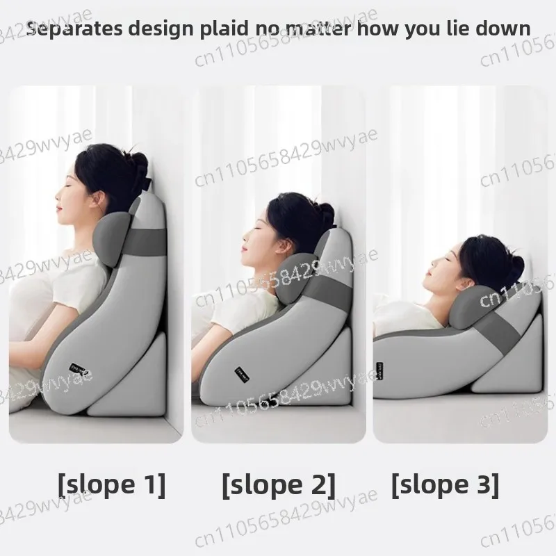 Ergonomic Backrest for Neck and Back Support, Pregnancy Pad, Reclined Reading Pillow for Sofa/bed