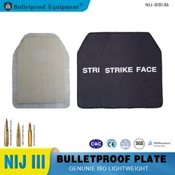 High Protection NIJ 3 III  Bulletproof Plate against 7.62mm caliber Ballistic Panels Backpack Armor Panel