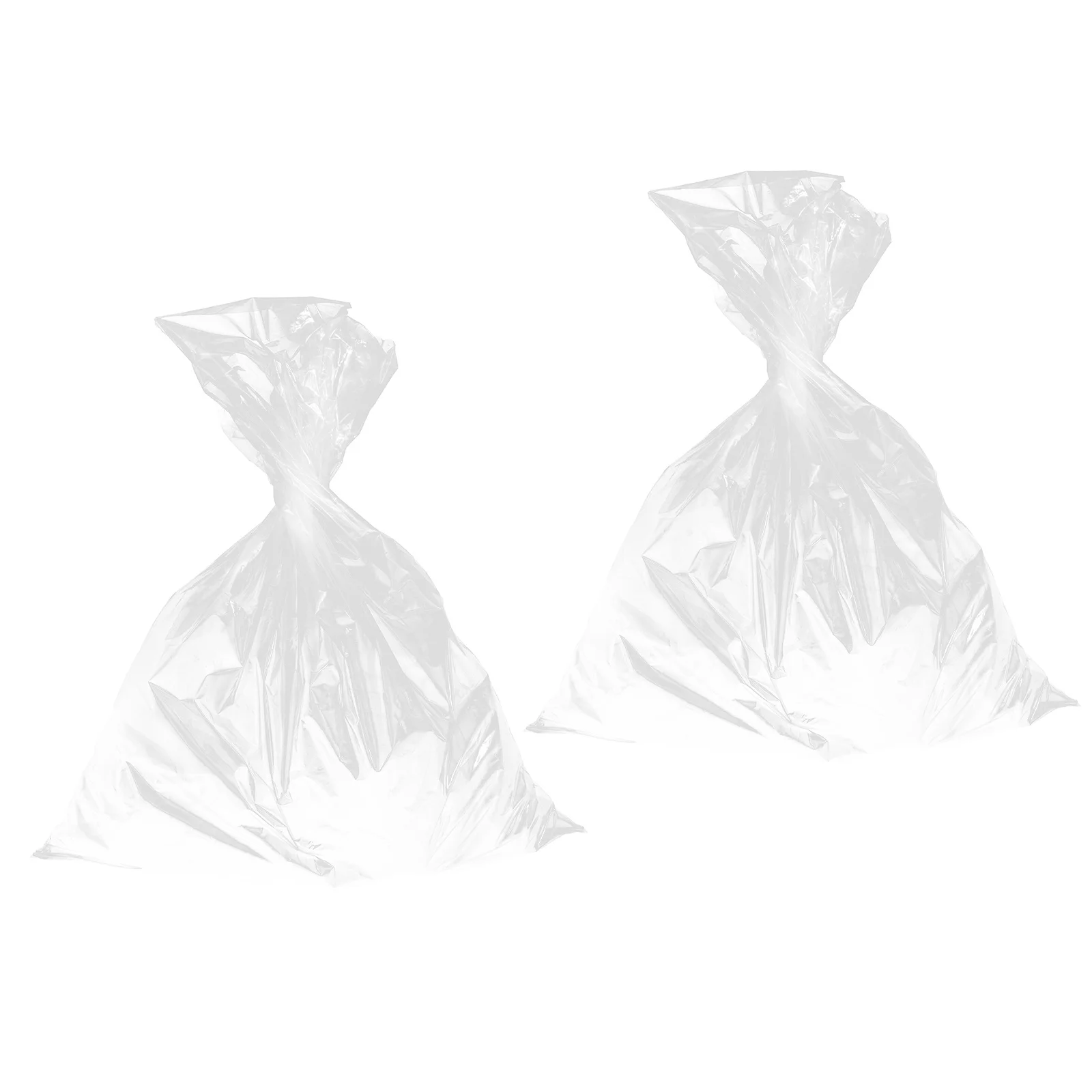 

2Pcs Clear Pe Furniture Cover Protector Transparent Sofa Couch Large Plastic Wrap Dustproof Moisture Proof Household Moving