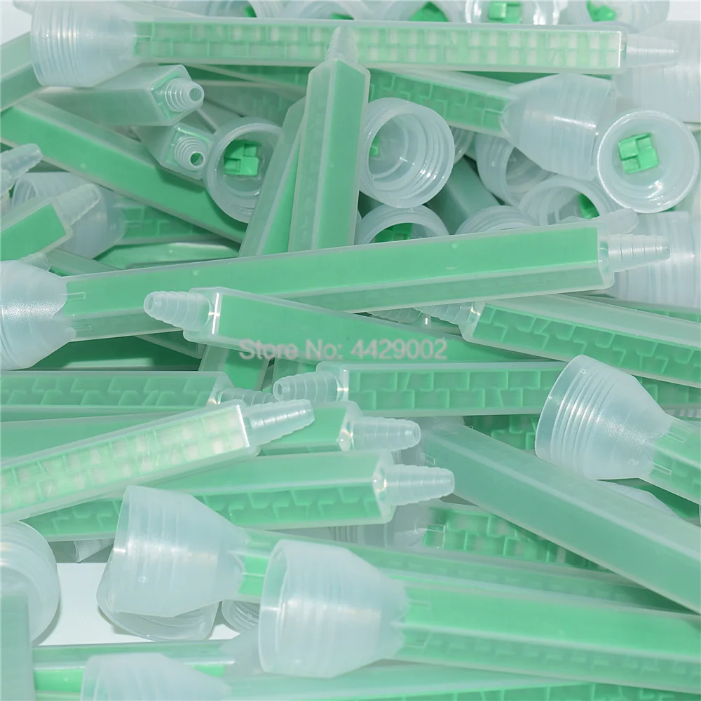 

1000 шт. статических смесительных насадок, длина 161 мм, внутренний диаметр 20 мм, квадратная смесительная трубка для картриджей с клеем AB 200 мл, 400 мл, 1:1