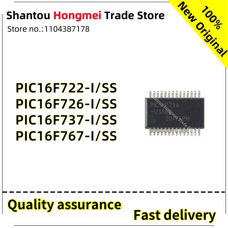 PIC16F722-I/SS PIC16F726 PIC16F737 PIC16F767 I SS SSOP28 Microcontrolador chip IC garantia de qualidade novo